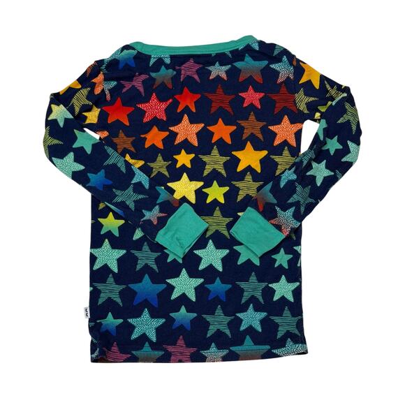Little Sleepies Bamboo 2pc Pajama Pant Set 3T Toddler Shades of Stars - Picture 4 of 7